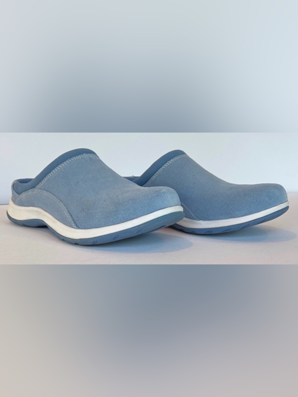 Lands’ End Light Blue Slip-On Mules / Clogs / Shoes Sneakers Size 7.5